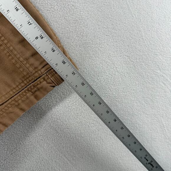 Duluth Trading Shorts Men's 32 Brown Fire Hose Cargo Baggy Canvas Heavyweight - Picture 4 of 7